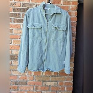 Zara Light Gray Denim Jacket